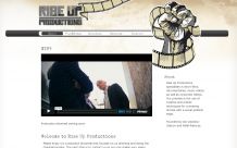 Webdesign Rise Up Productions: Startseite