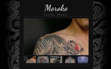 Webdesign Moroko Tattoo: Homepage