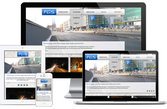 Webdesign & CMS Website-Erstellung: FGS Berlin