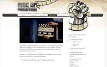 Webdesign Rise Up Productions: Inhaltsseite