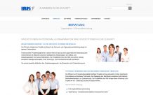 Responsive Webdesign: IRM Management Network GmbH - Inhaltsseite