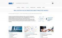 Responsive Webdesign: IRM Management Network GmbH - Verteilerseite
