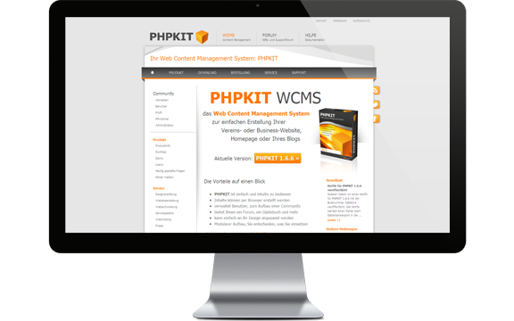 PHPKIT WCMS: Das Web Content Management System der Medienhaus Gersöne